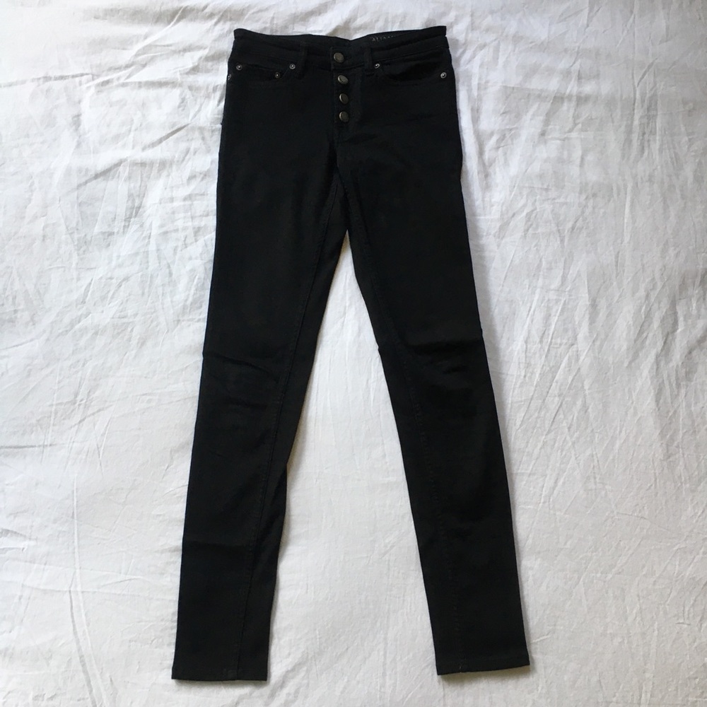 All Saints Button Mast Skinny Jeans